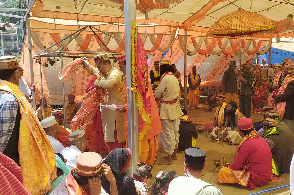 Purnahuti with the purification of the Dhalpur ground