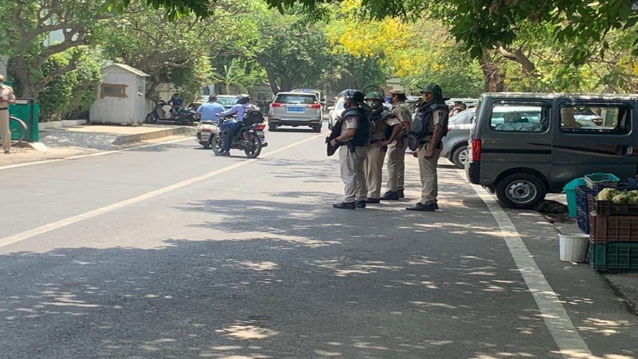 stir to found two suspicious bags in Vasant Vihar area bomb disposal squad investigated found these items