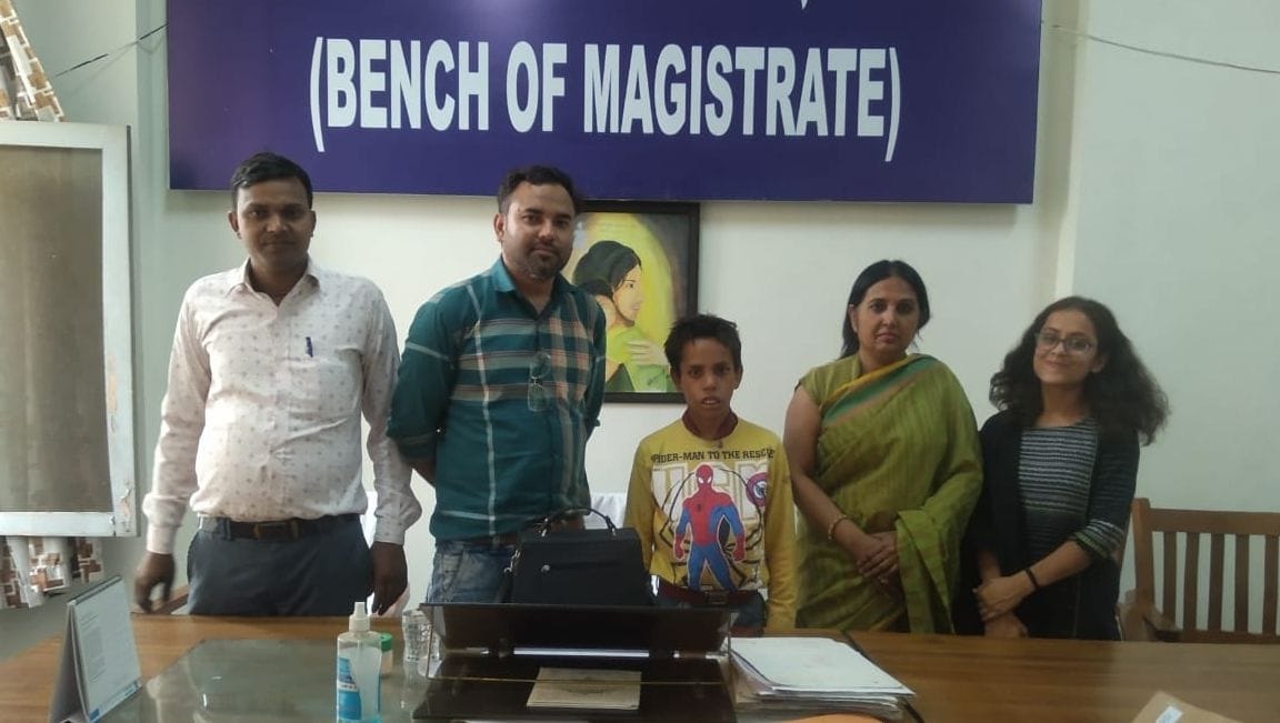 Teenager found at Moradabad railway station, telling himself a resident of Sonipat