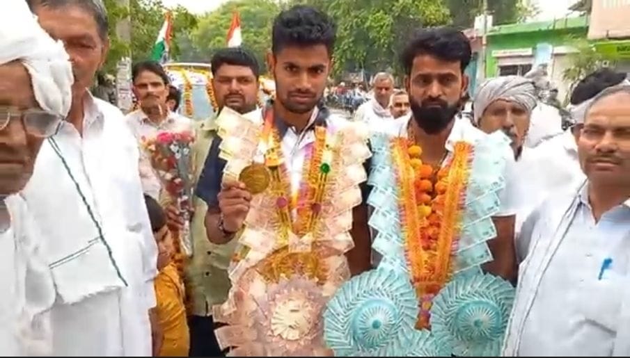 Ankit increased the name of the state by winning gold in Khelo India University Games