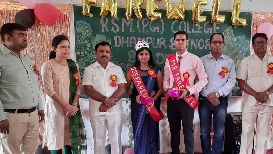 Ayushi became Miss Farewell and Priyanshu became Mr Farewell