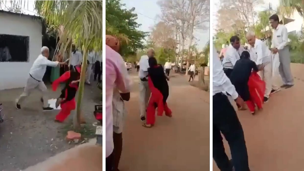 Lawyer beats woman in court premises in Madhya Pradesh