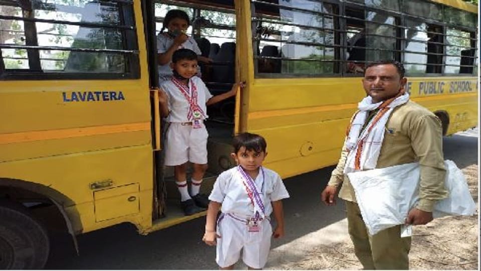 RTO enforcement teams challan 31 school vehicles in agra
