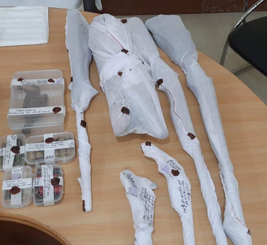 Illegal arms, cartridges, arms factory busted