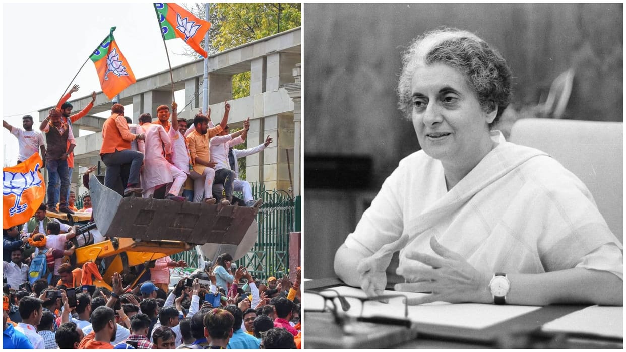 BJP attacks Congress alleges Indira Gandhi first used Bullozers on Minorities cites Turkman Gate incident news in hindi