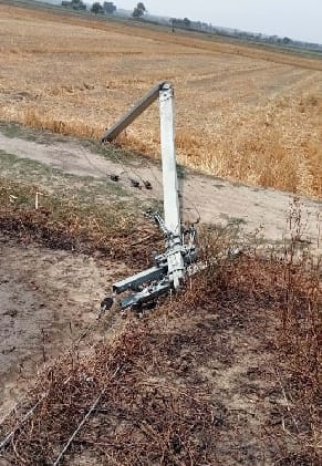 Thunderstorm and rain on Saturday caused electricity in Gul's countryside area