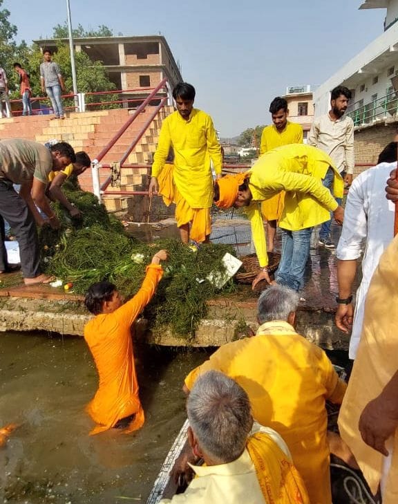 Cleanliness campaign launched in Mandakini river