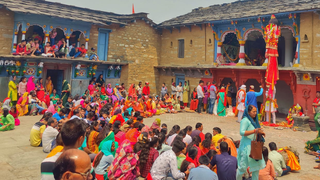 Maa Chandika visited the Gopinath temple