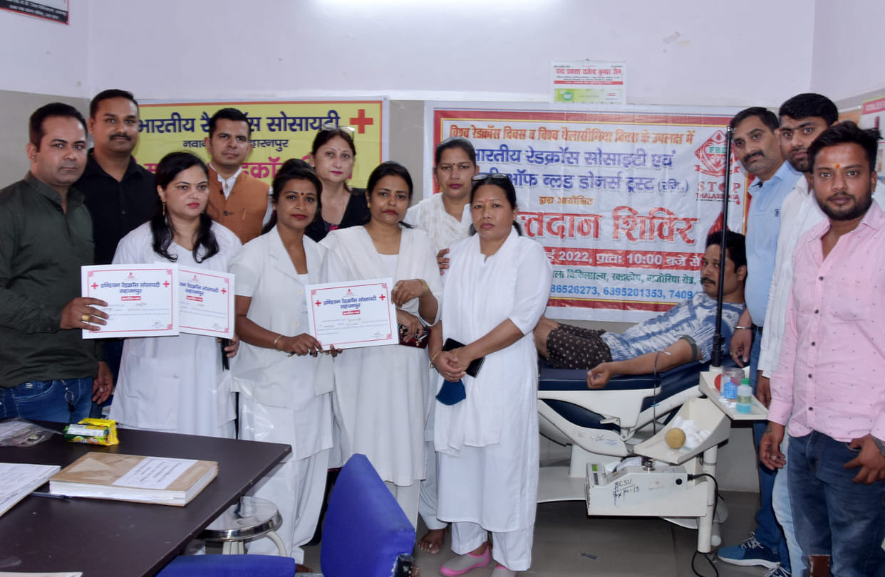 35 people donated blood for children suffering from Thalassemia
