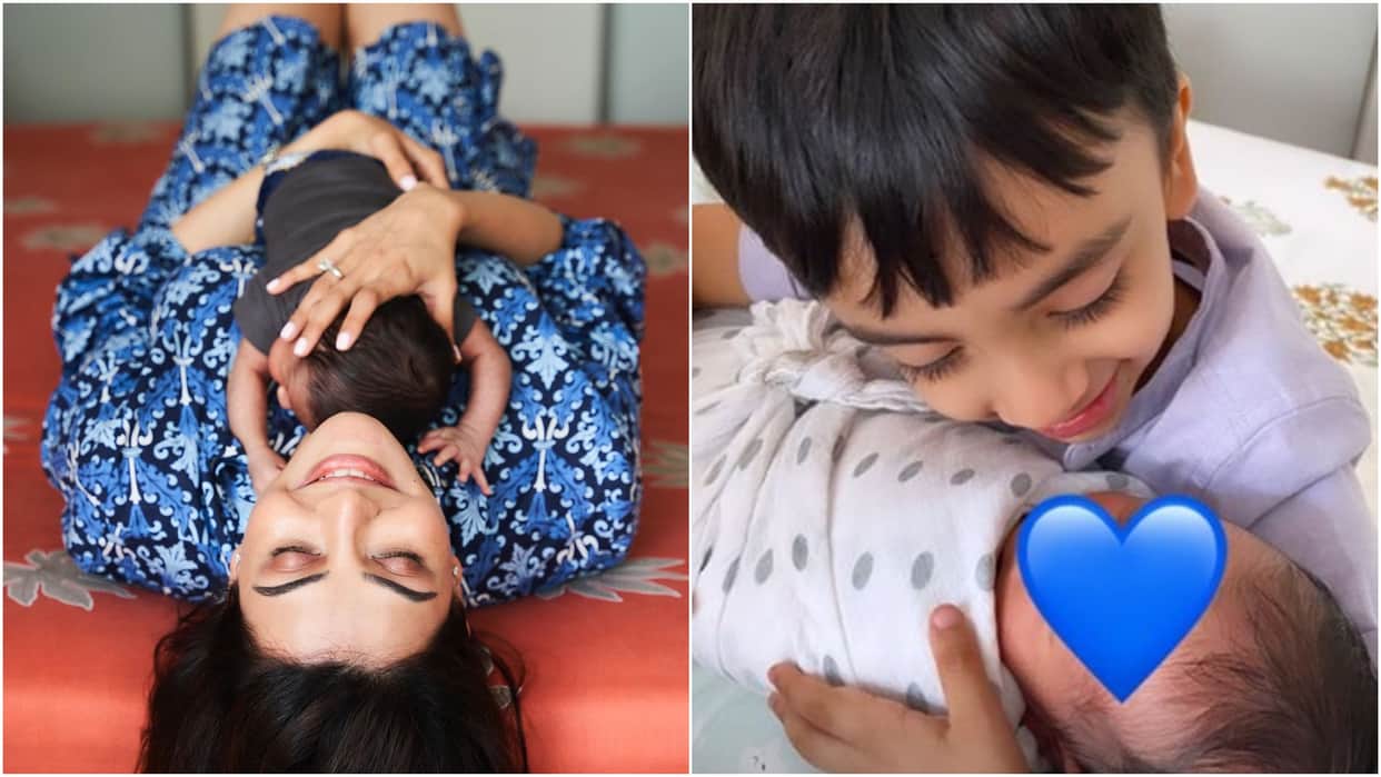 Kajal Aggarwal showed a glimpse of her son Neil kitchlu On Mother's Day shared a picture and wrote a cute note