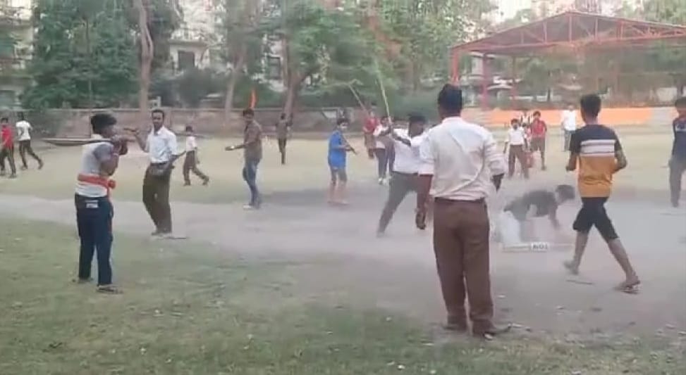 Three student injured in attack after ball going into rss shakha during playing cricket