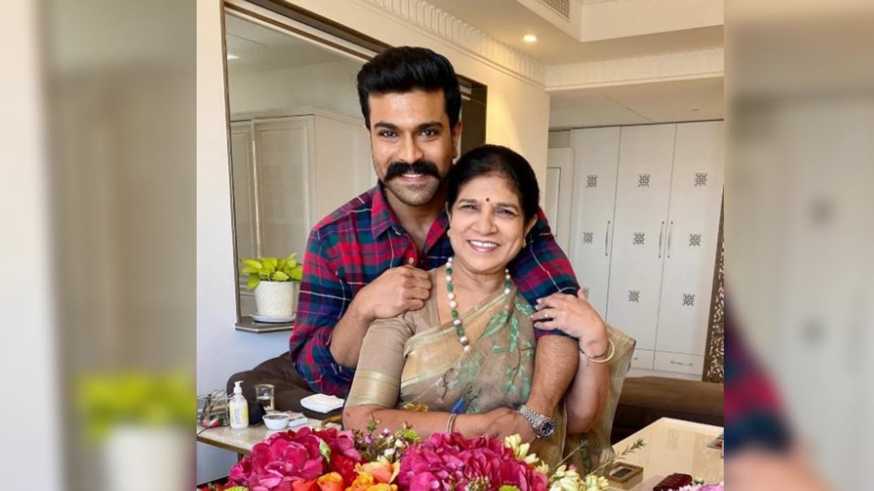 South superstar Ram Charan shares unseen pictures with mother on Instagram, fans praising him on social media