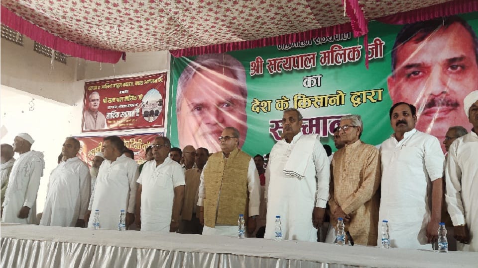 unemployed youth created ruckus over toll in meerut stirred up police when meghalaya governor satya pal malik arrived