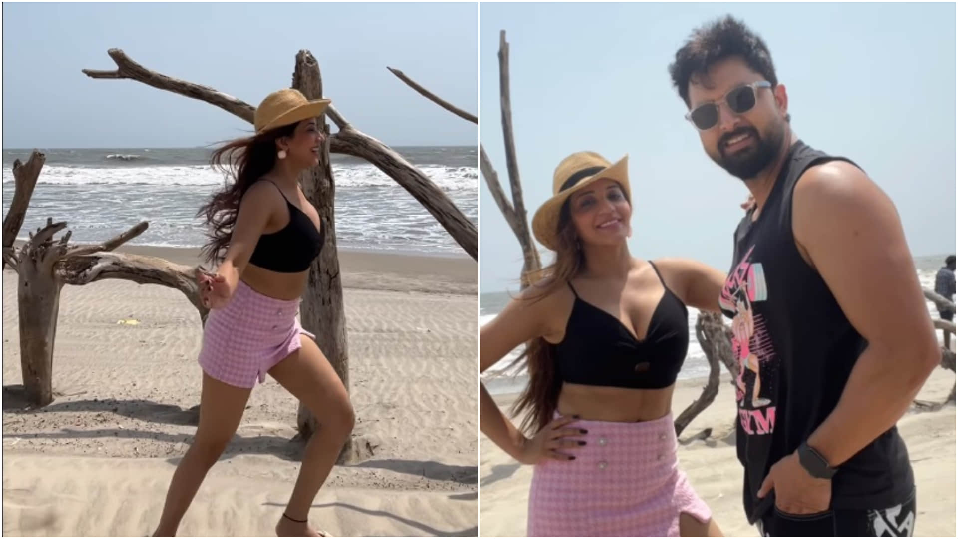 Bhojpuri actress Monalisa latest video from her Goa vacation goes viral
