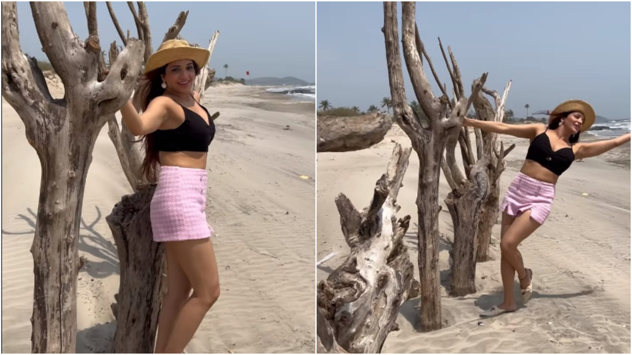 Bhojpuri actress Monalisa latest video from her Goa vacation goes viral