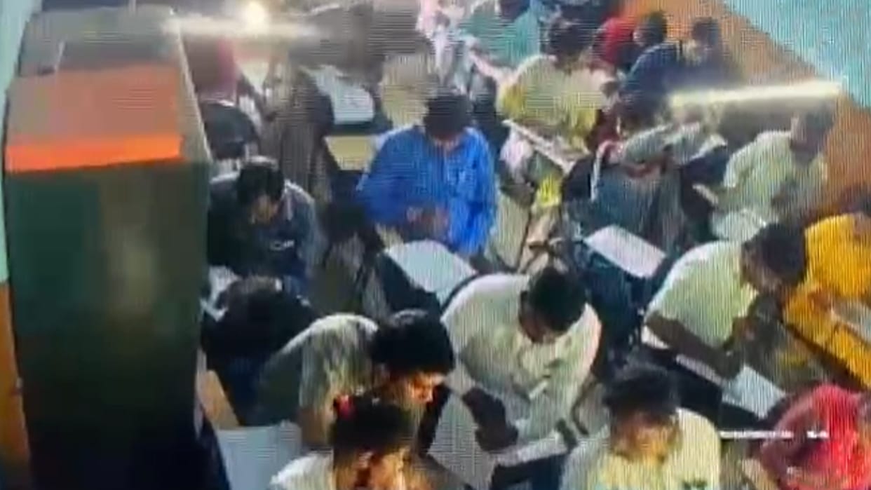 Madhya Pradesh: Students were writing answers by talking to each other in nursing examination, activities captured in CCTV