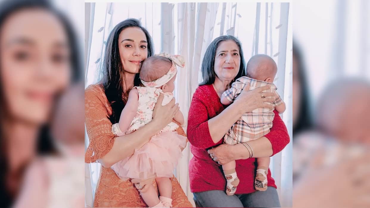 Preity Zinta shared a picture of her twins on Mothers Day fans are showering love on social media
