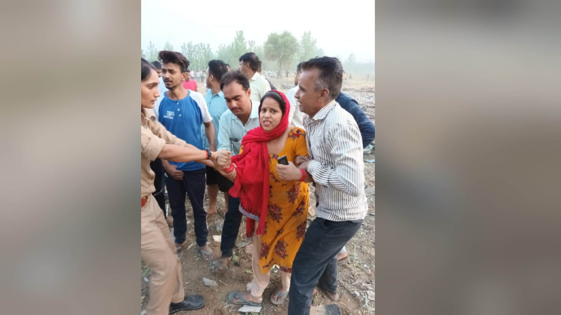 Firecracker Factory Incident: People scared after seeing mutilated body bodies in Sahranpur