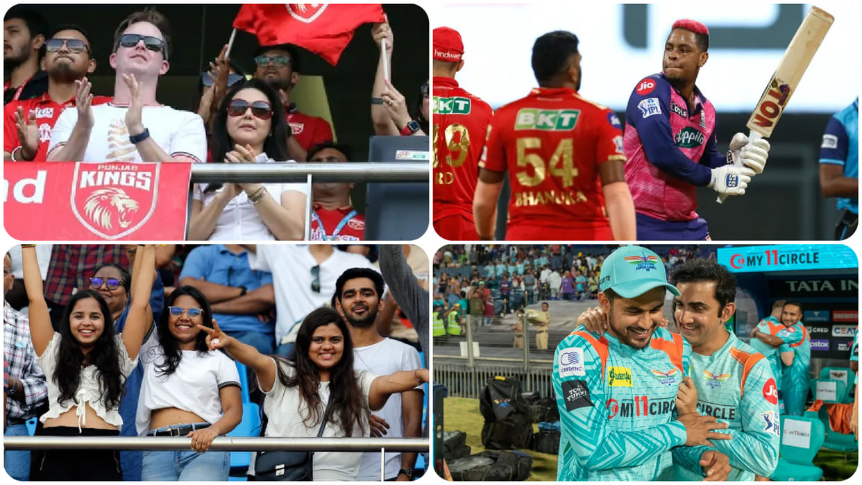 IPL 2022 PBKS vs RR and KKR vs LSG Match Highlights in Hindi preity zinta