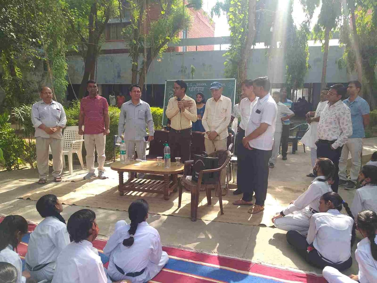A teacher and a class IV employee found absent