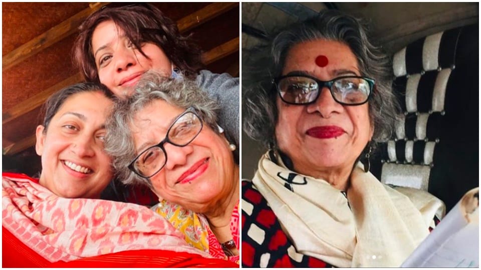 smriti irani on mother day shares pictures with her mom and also remembers her financial crisis days