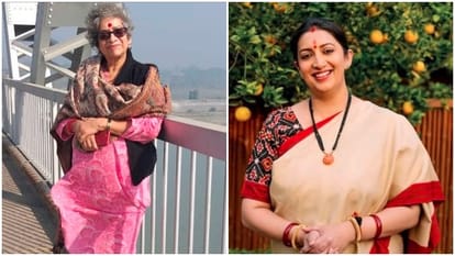 smriti irani on mother day shares pictures with her mom and also remembers her financial crisis days