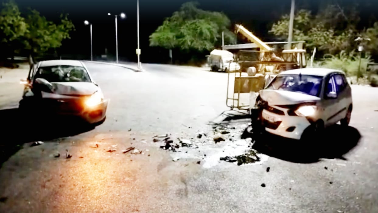 Road Accident in Tonk one died due to collision between two cars