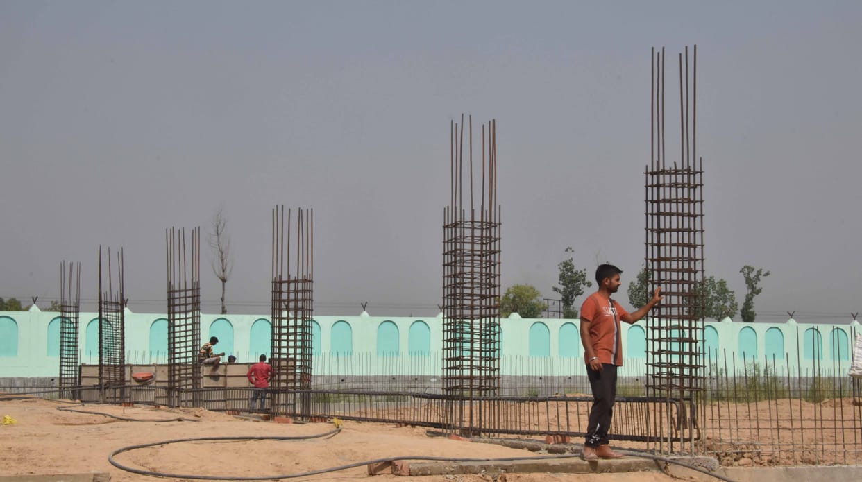 Three from the start of Rampur grain market