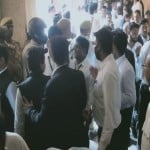 ज्ञानवापी मामले में कोर्ट में सुनवाई के दौरान परिसर में रही गहमागहमी