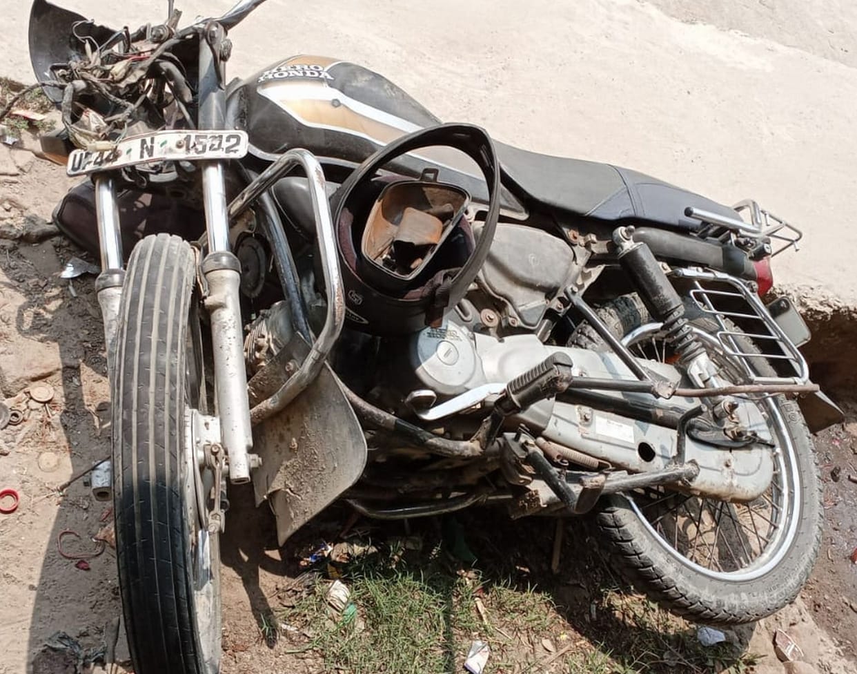 Son-mother died in road accident