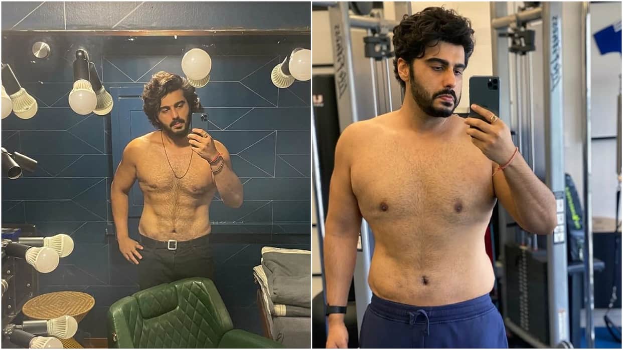 Arjun Kapoor: Arjun Kapoor shares his transformation picture Ranveer Singh comments haaye garmi