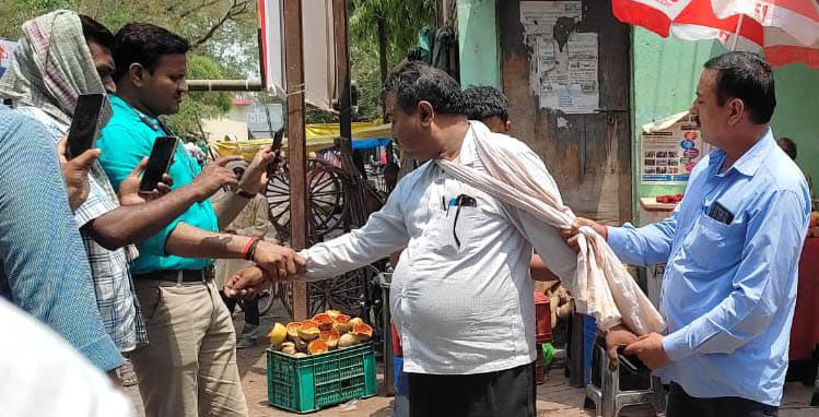 Kanungo arrested for taking bribe of eight thousand rupees from teacher