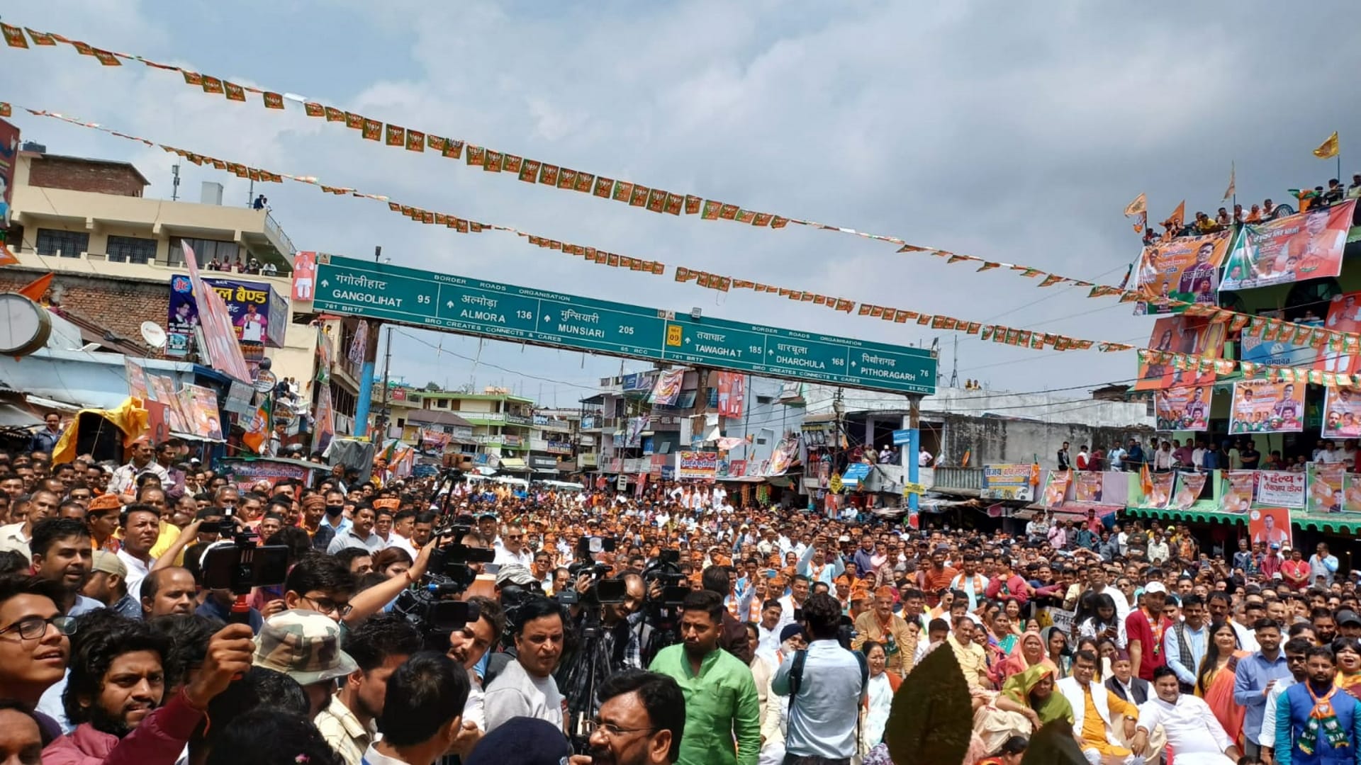 CM Pushkar Singh Dhami files his nomination for Champawat assembly by elections, See Photos