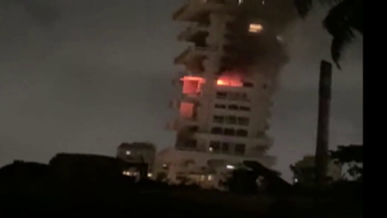 major fire broke out in a 21 storey residential building situated near Bollywood actor Shah Rukh Khan bungalow Mannat in Mumbai