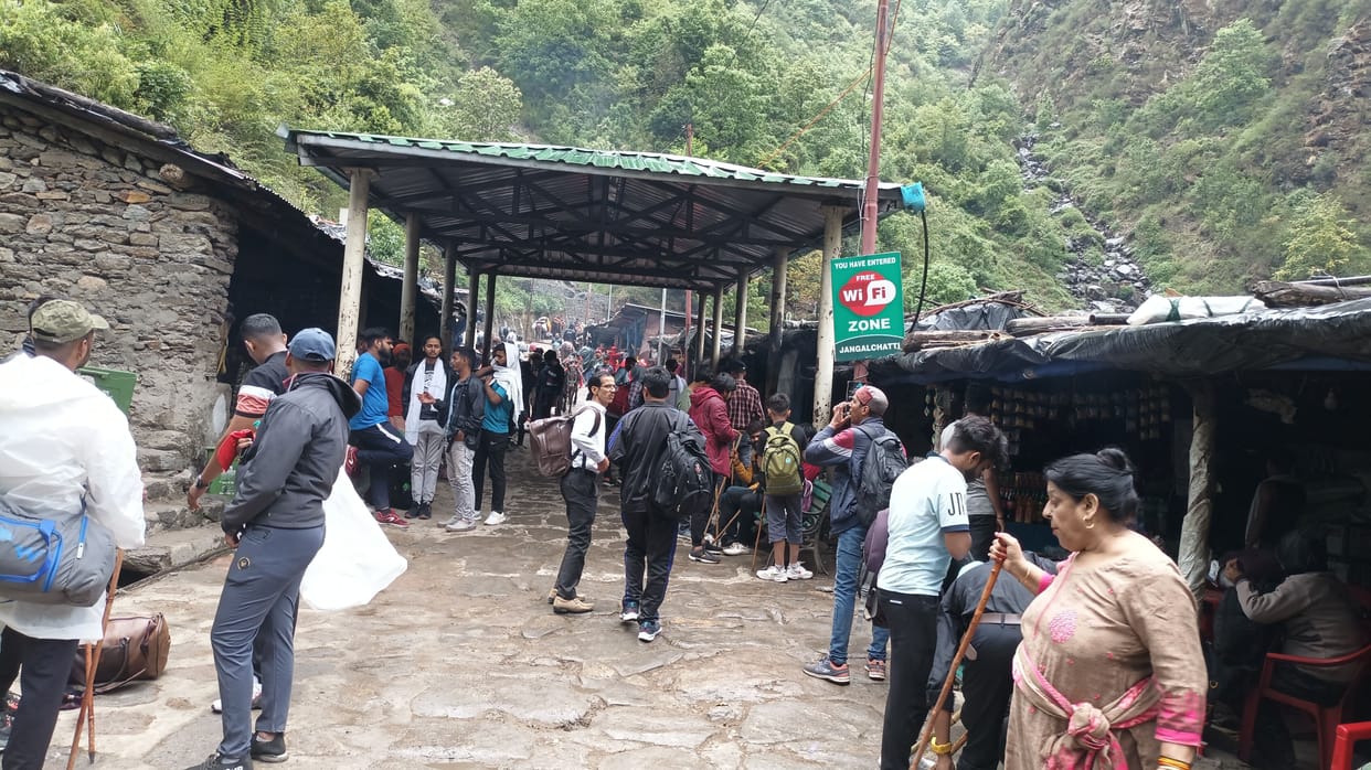 Like before the disaster on the Gaurikund-Kedarnath walkway