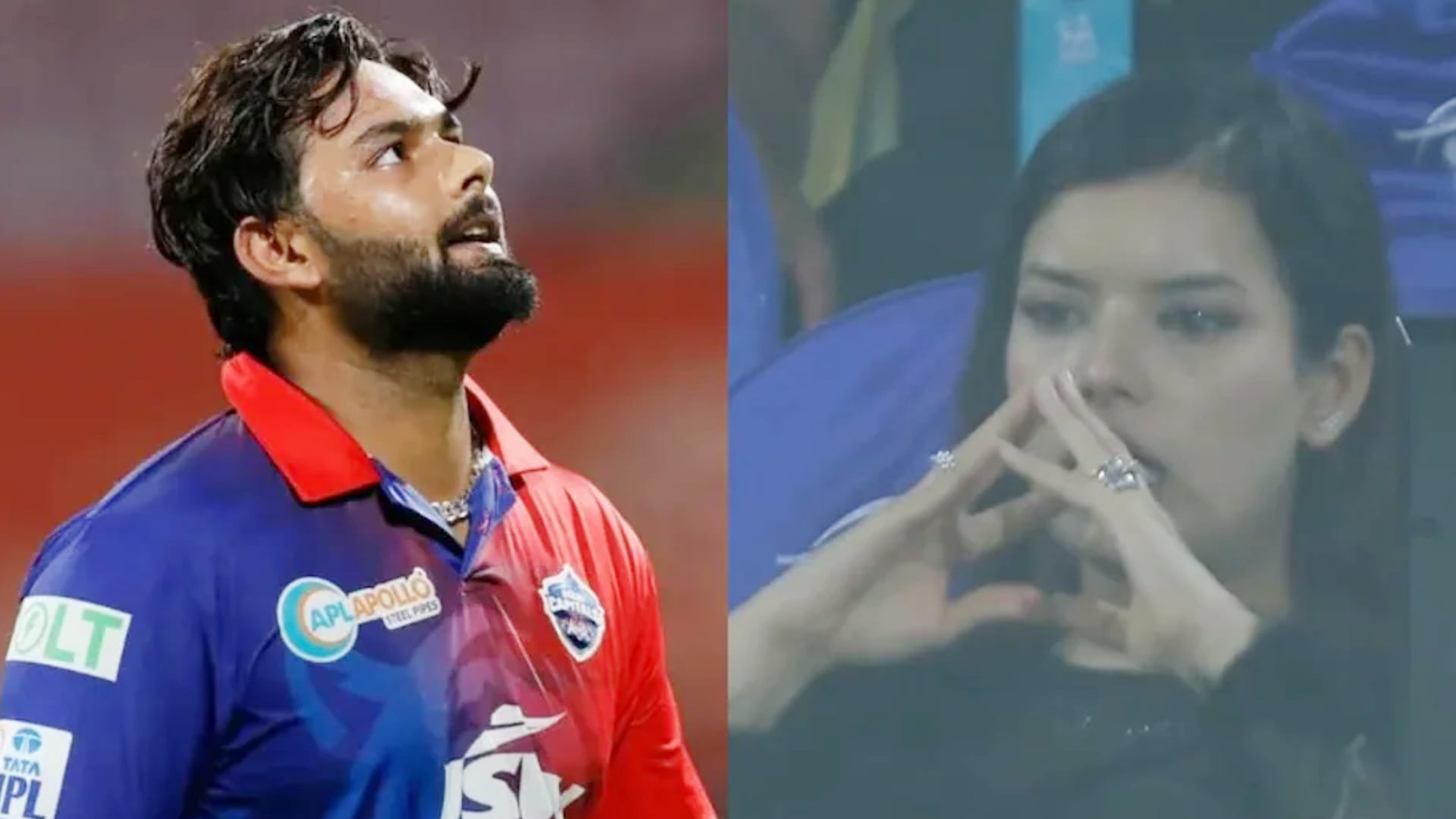 CSK vs DC IPL 2022:  Rishabh Pant’s Girlfriend Isha Negi Video when DC Captain Smashes Maheesh Theekshana For Consecutive Fours; Watch Video