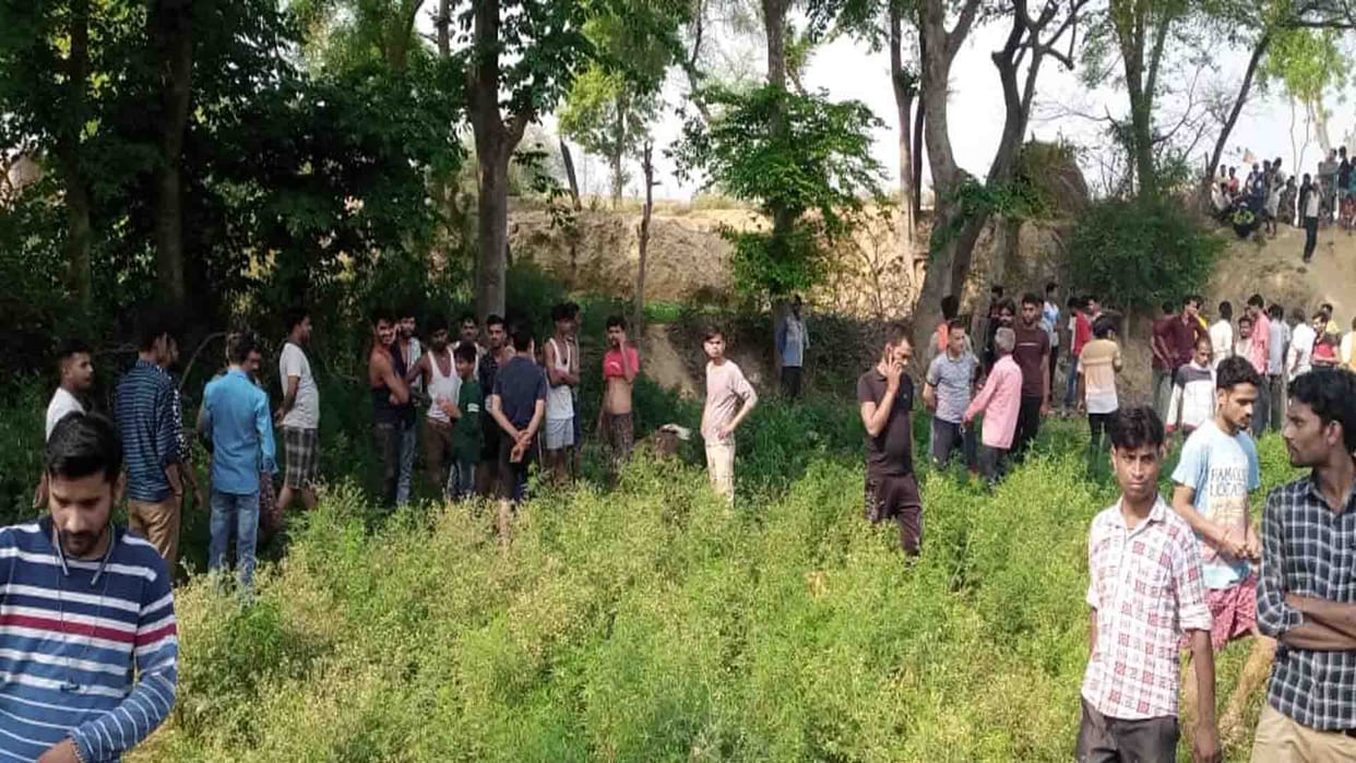 Kannauj: Remains of cows found in the field