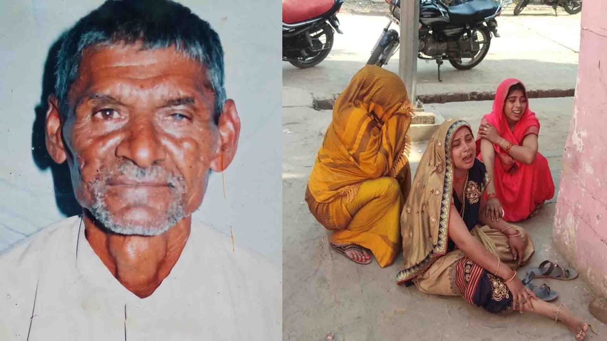 unnao road accident, one people died