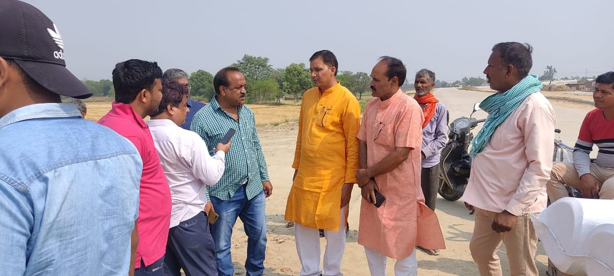 The metering stopped due to the protest of the villagers