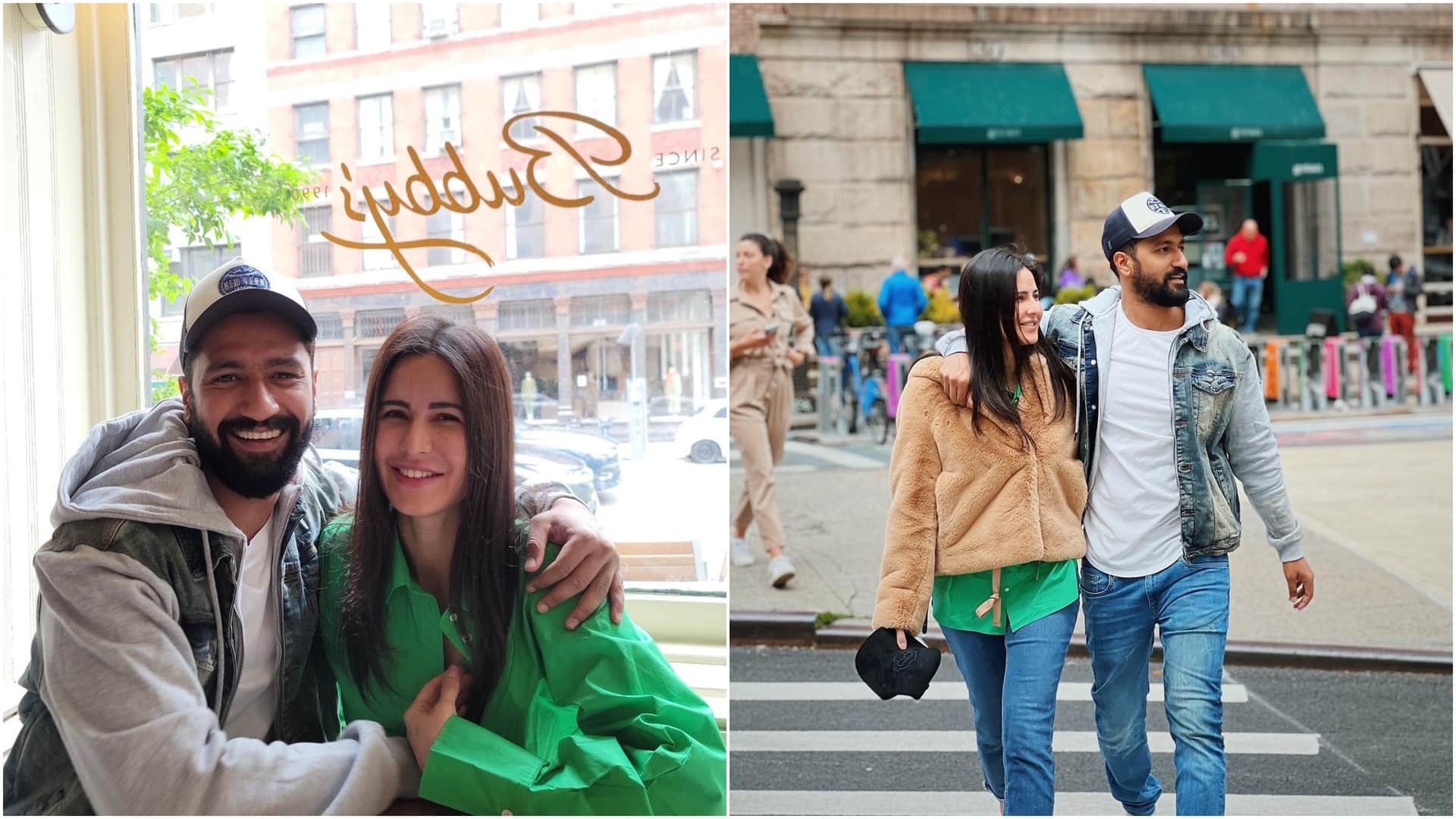Katrina kaif shared a romantic photos on vicky kaushal birthday from new york