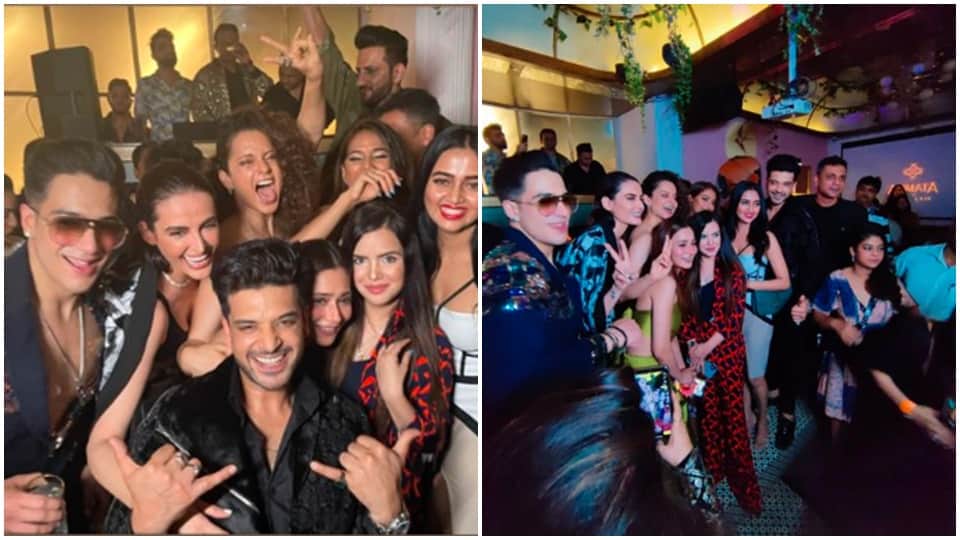 kangana ranaut ekta kapoor munawar faruqui and others attend lock upp success party