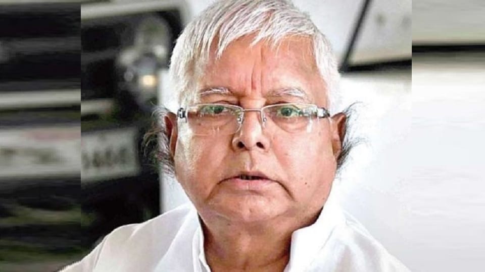CBI action against Lalu: RJD took a jibe at BJP said the sent 'Parrot' to Lalu's house