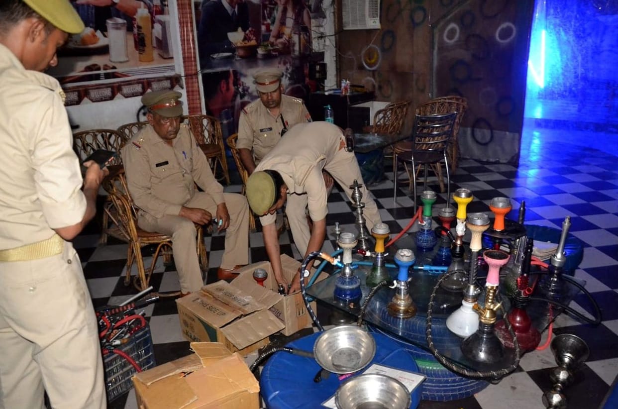 Illegal hookah bar caught on Medical Road, three arrested