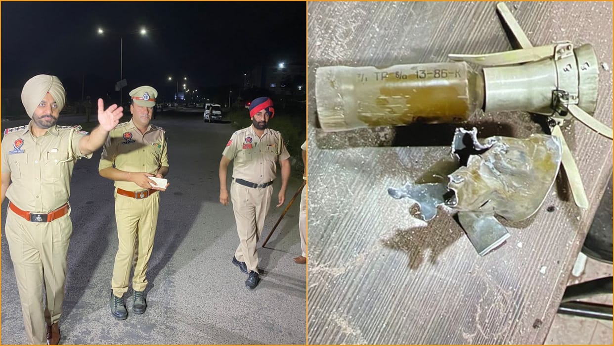 Blast outside intelligence office in Mohali of Punjab