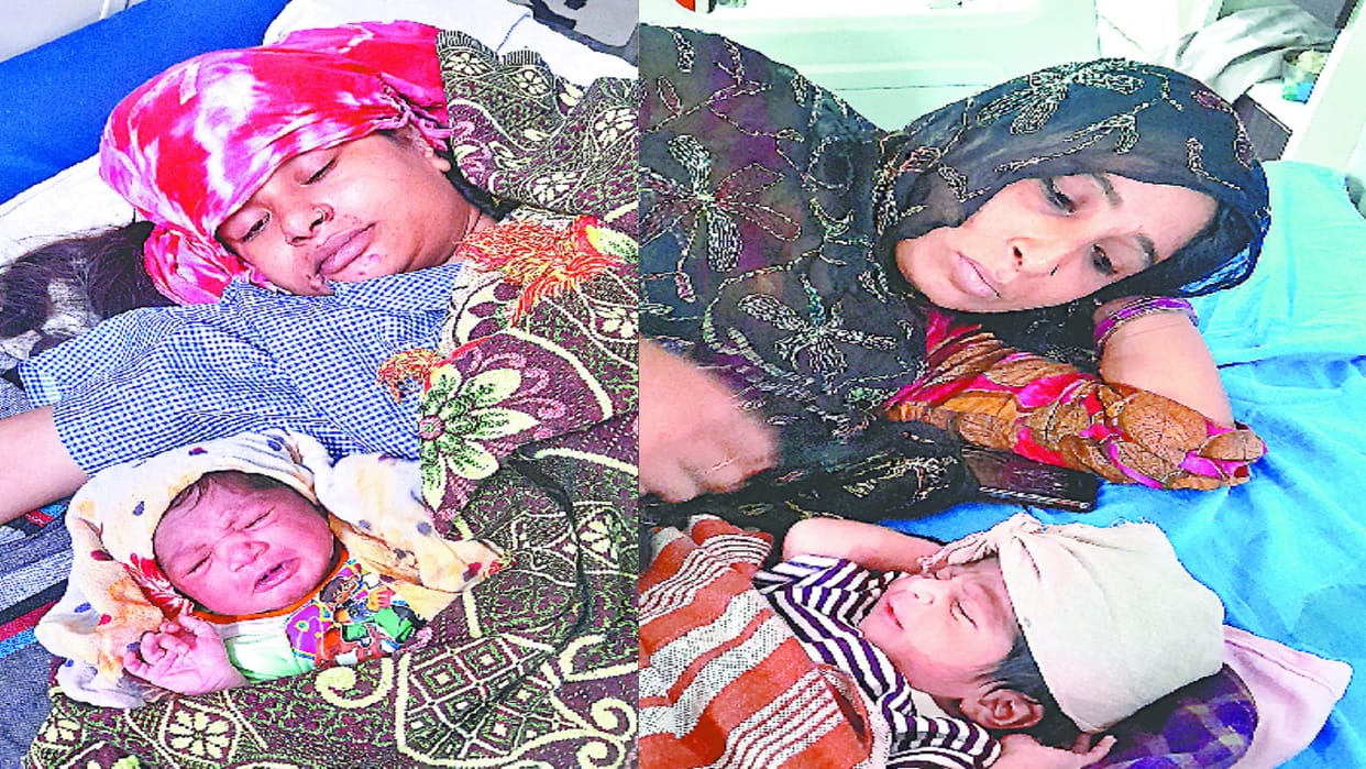 Happiness doubled on Mother's Day: Mothers gave birth to babygirls in Medical College and Women's District Hospitalin Meerut