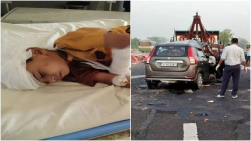 BJP MLA Pankaj singh help mathura Road accident injured uncle and nephew 