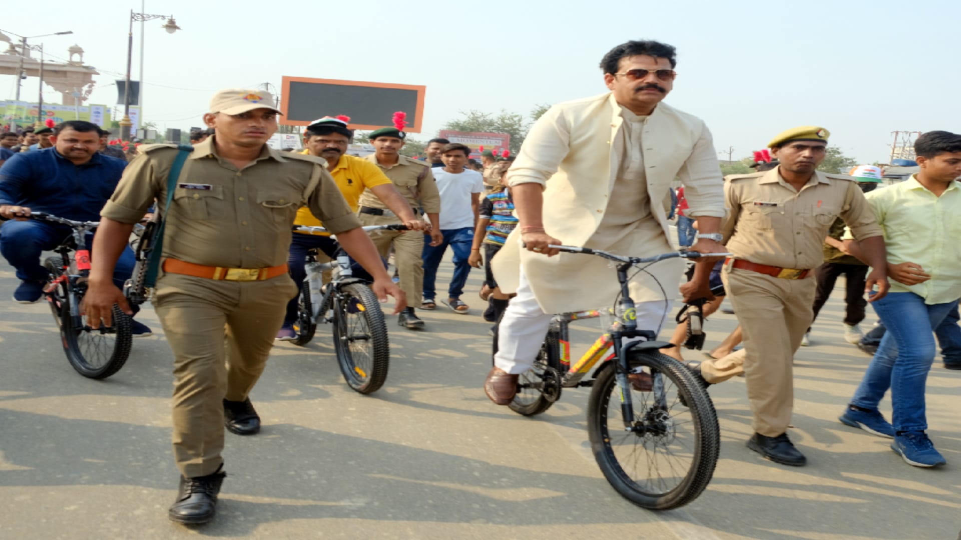 Utsav on banks of Ramgarhtal gorakhpur