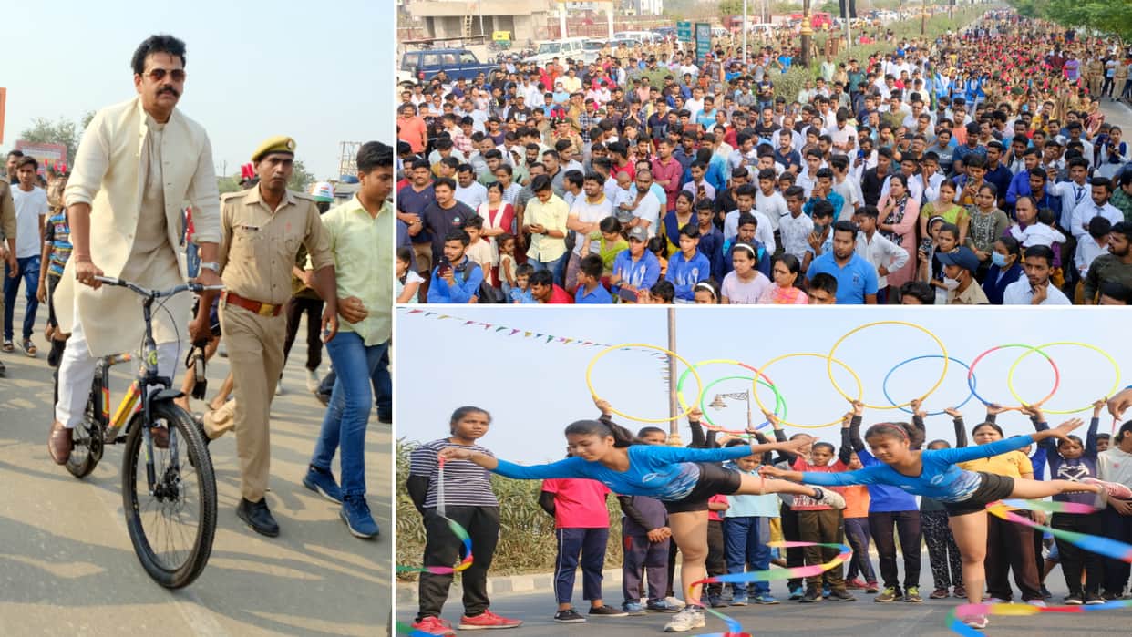 Utsav on banks of Ramgarhtal gorakhpur