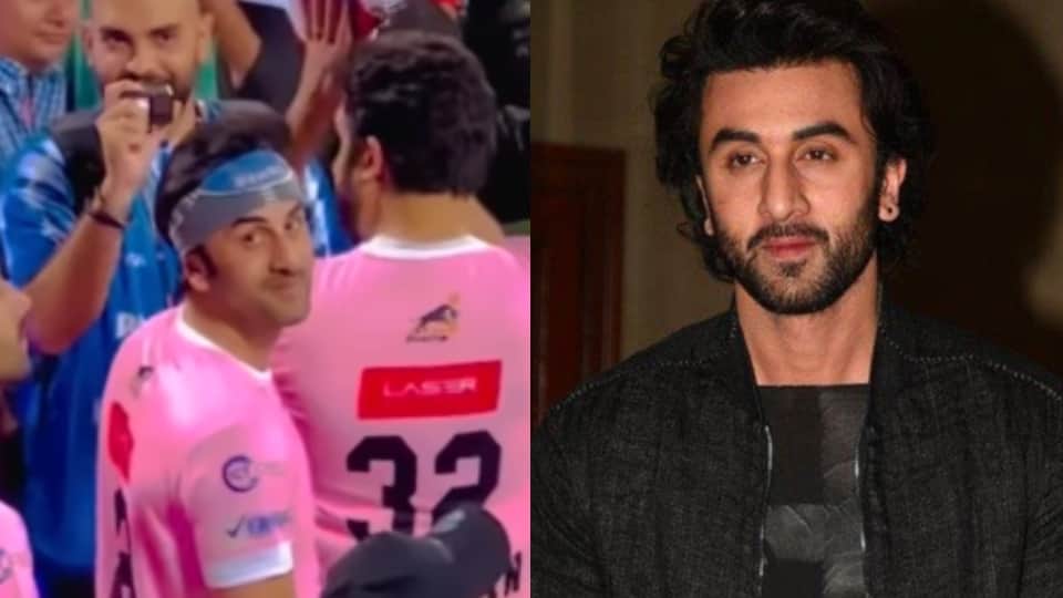 Ranbir Kapoor Kartik Aaryan, Abhishek Bachchan and other play football match in Dubai Fans shower love on Ranbir Kapoor