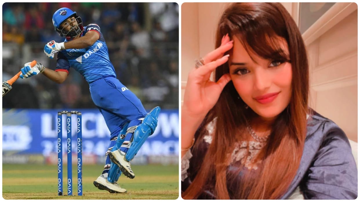 CSK vs DC IPL 2022:  Rishabh Pant’s Girlfriend Isha Negi Video when DC Captain Smashes Maheesh Theekshana For Consecutive Fours; Watch Video
